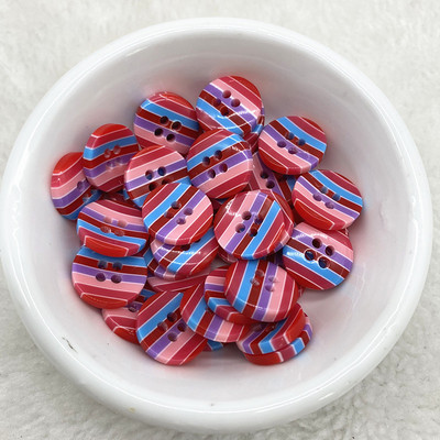 Jauni 15 gab 12 mm daudzkrāsu sveķu četru caurumu pogas, DIY scrapbooking kāzu dekoriem, šūšanas piederumi