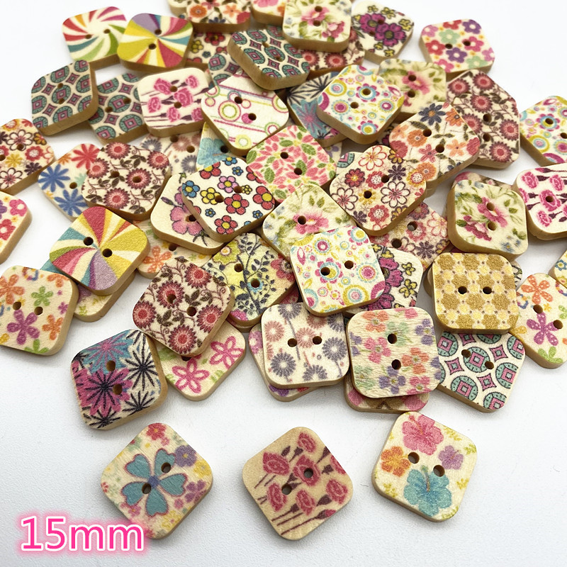 30 gab. Koka piecstaru zvaigžņu mīlestības poga DIY, rokām darināts albums kāzu dekorēšanai, šūšanas piederumi