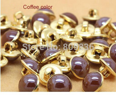 40 τμχ/παρτίδα Μέγεθος: 10mm Κουμπιά απομίμησης μετάλλου καραμέλας Κουμπιά ραψίματος κορμού για ένδυμα (ss-631)