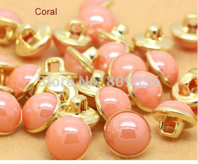 40 τμχ/παρτίδα Μέγεθος: 10mm Κουμπιά απομίμησης μετάλλου καραμέλας Κουμπιά ραψίματος κορμού για ένδυμα (ss-631)