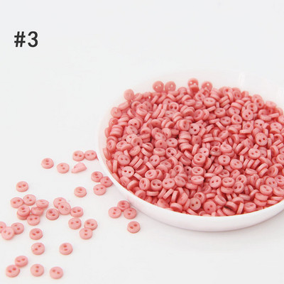 Mini pogas 3 mm rokdarbi, sveķi, plastmasa, 2 caurumi, poga, kas paredzēta DIY amatniecībai, karikatūras lelles, apģērbi, apavi, albumi, apģērbu šūšana.