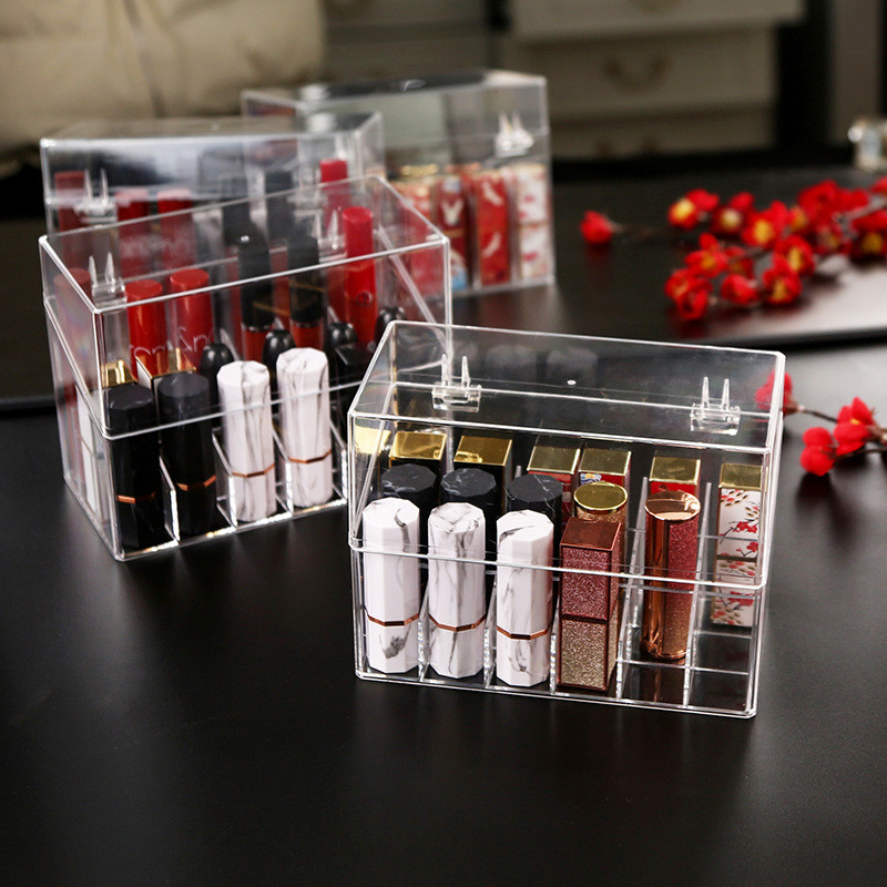 40 Grid 24 Grid Lipstick Stand Θήκη Makeup Organizer Storage Box Κραγιόν Display Stand Θήκη για καλλυντικά κοσμήματα Box Organizer