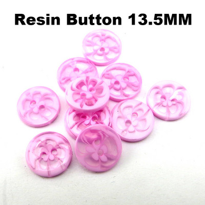 75GAB 13,5 MM Caurspīdīgi sajaukti ziedi Forma Krāsoti SVEĶI Pogas Mētelis Zābaki Šūšana Apģērbi Aksesuāri Dekorācijas Fit R-135-