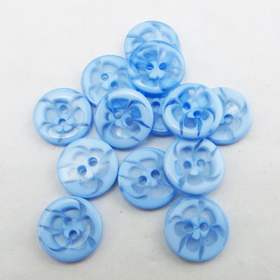 75GAB 13,5 MM Caurspīdīgi sajaukti ziedi Forma Krāsoti SVEĶI Pogas Mētelis Zābaki Šūšana Apģērbi Aksesuāri Dekorācijas Fit R-135-