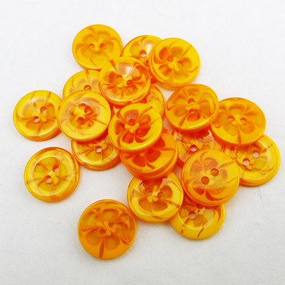75GAB 13,5 MM Caurspīdīgi sajaukti ziedi Forma Krāsoti SVEĶI Pogas Mētelis Zābaki Šūšana Apģērbi Aksesuāri Dekorācijas Fit R-135-