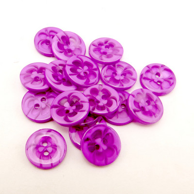 75GAB 13,5 MM Caurspīdīgi sajaukti ziedi Forma Krāsoti SVEĶI Pogas Mētelis Zābaki Šūšana Apģērbi Aksesuāri Dekorācijas Fit R-135-