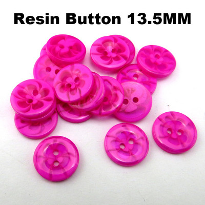 75GAB 13,5 MM Caurspīdīgi sajaukti ziedi Forma Krāsoti SVEĶI Pogas Mētelis Zābaki Šūšana Apģērbi Aksesuāri Dekorācijas Fit R-135-