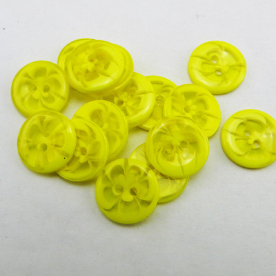 75GAB 13,5 MM Caurspīdīgi sajaukti ziedi Forma Krāsoti SVEĶI Pogas Mētelis Zābaki Šūšana Apģērbi Aksesuāri Dekorācijas Fit R-135-