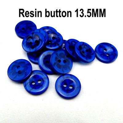 75GAB 13,5 MM Caurspīdīgi sajaukti ziedi Forma Krāsoti SVEĶI Pogas Mētelis Zābaki Šūšana Apģērbi Aksesuāri Dekorācijas Fit R-135-