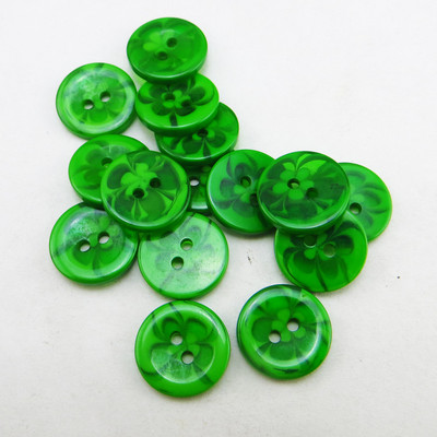 75GAB 13,5 MM Caurspīdīgi sajaukti ziedi Forma Krāsoti SVEĶI Pogas Mētelis Zābaki Šūšana Apģērbi Aksesuāri Dekorācijas Fit R-135-