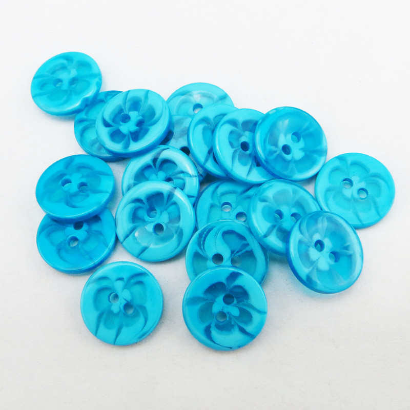 75GAB 13,5 MM Caurspīdīgi sajaukti ziedi Forma Krāsoti SVEĶI Pogas Mētelis Zābaki Šūšana Apģērbi Aksesuāri Dekorācijas Fit R-135-