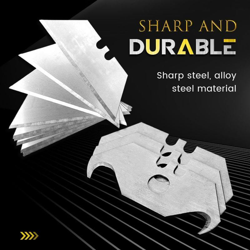 Saliekams nažu komplekts Nerūsējošā tērauda nazis griešanas kastes papīram Elektriskais kabelis Ātri nomaināms asmens nazis