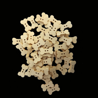 100GAB Dabiska krāsa Jauka karikatūra koka poga bērniem Šūšanas pogas Apģērbi Aksesuāri Koka amatniecība Dekorācijas DIY