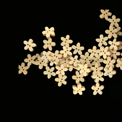 100GAB Dabiska krāsa Jauka karikatūra koka poga bērniem Šūšanas pogas Apģērbi Aksesuāri Koka amatniecība Dekorācijas DIY