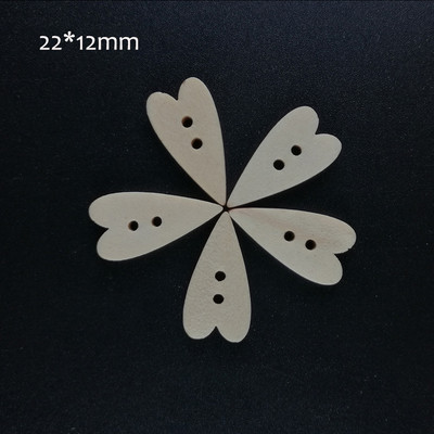 100GAB Dabiska krāsa Jauka karikatūra koka poga bērniem Šūšanas pogas Apģērbi Aksesuāri Koka amatniecība Dekorācijas DIY