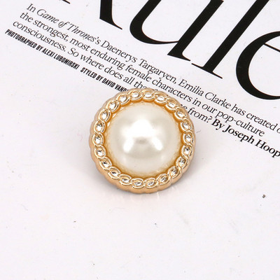 18/21/25 мм Модни кръгли перлени копчета Ризи Пластмасови копчета Дамски ризи Декоративни катарами Аксесоари