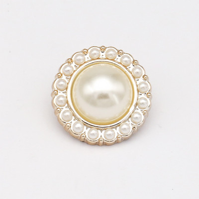 18/21/25 мм Модни кръгли перлени копчета Ризи Пластмасови копчета Дамски ризи Декоративни катарами Аксесоари