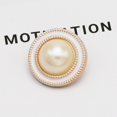 18/21/25 мм Модни кръгли перлени копчета Ризи Пластмасови копчета Дамски ризи Декоративни катарами Аксесоари