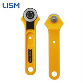 Περιστροφικός κόφτης 28 χιλιοστών με δερμάτινα εργαλεία ζυγαριάς DIY συνονθύλευμα ραπτικής κυκλικής λεπίδας Χαρτί πανί κοπής υφασμάτων Δερμάτινο εργαλείο χειροτεχνίας