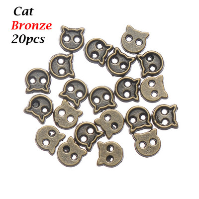 20 τμχ Μίνι κούκλα με κουμπιά DIY Ρούχα κούκλας 5 χιλιοστών Μεταλλική πόρπη φράουλα με σχέδιο Διακόσμηση πόρπες για 1/6 κούκλα Χειροποίητη διακόσμηση ραπτικής