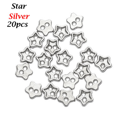 20 τμχ Μίνι κούκλα με κουμπιά DIY Ρούχα κούκλας 5 χιλιοστών Μεταλλική πόρπη φράουλα με σχέδιο Διακόσμηση πόρπες για 1/6 κούκλα Χειροποίητη διακόσμηση ραπτικής