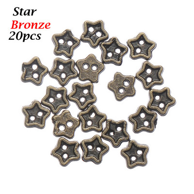 20 τμχ Μίνι κούκλα με κουμπιά DIY Ρούχα κούκλας 5 χιλιοστών Μεταλλική πόρπη φράουλα με σχέδιο Διακόσμηση πόρπες για 1/6 κούκλα Χειροποίητη διακόσμηση ραπτικής