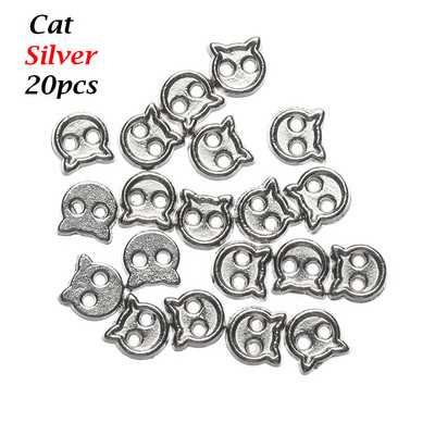 20 τμχ Μίνι κούκλα με κουμπιά DIY Ρούχα κούκλας 5 χιλιοστών Μεταλλική πόρπη φράουλα με σχέδιο Διακόσμηση πόρπες για 1/6 κούκλα Χειροποίητη διακόσμηση ραπτικής