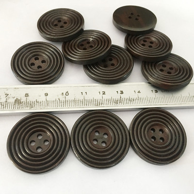 50 GAB DIY koka pogas Šūšanas piederumi Bērnu apģērbi Rokdarbi Krekli Dekoratīvie pogas Roku darbs Amatniecība Bērnu Apģērbs