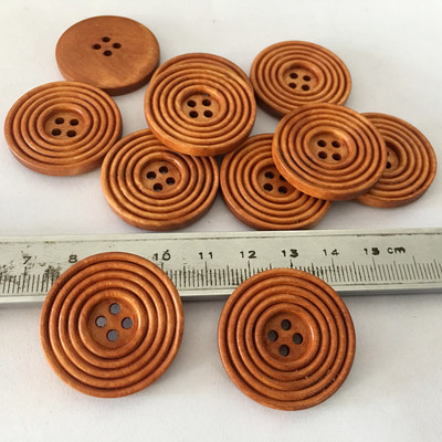 50 GAB DIY koka pogas Šūšanas piederumi Bērnu apģērbi Rokdarbi Krekli Dekoratīvie pogas Roku darbs Amatniecība Bērnu Apģērbs