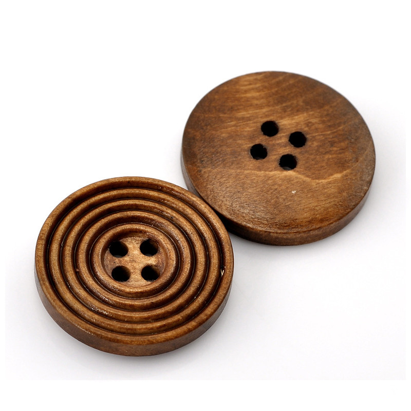 50 GAB DIY koka pogas Šūšanas piederumi Bērnu apģērbi Rokdarbi Krekli Dekoratīvie pogas Roku darbs Amatniecība Bērnu Apģērbs