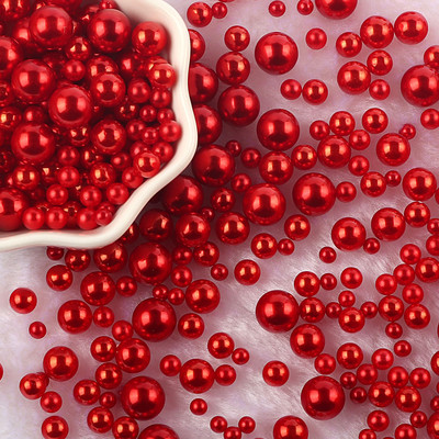 10 g bez cauruma pērļu imitācijas krelles, nejauši sajauktas 3–10 mm apaļas ABS pērlītes rokdarbiem DIY amatniecībai rotaslietu izgatavošanas dekors E0614