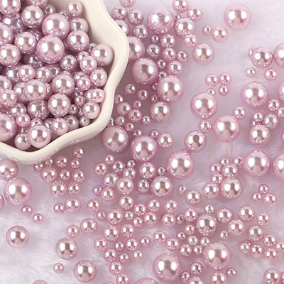 10 g bez cauruma pērļu imitācijas krelles, nejauši sajauktas 3–10 mm apaļas ABS pērlītes rokdarbiem DIY amatniecībai rotaslietu izgatavošanas dekors E0614