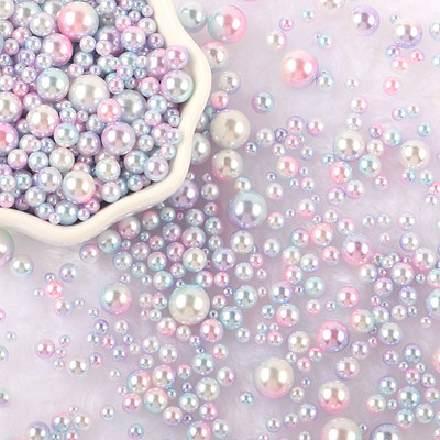 10 g bez cauruma pērļu imitācijas krelles, nejauši sajauktas 3–10 mm apaļas ABS pērlītes rokdarbiem DIY amatniecībai rotaslietu izgatavošanas dekors E0614