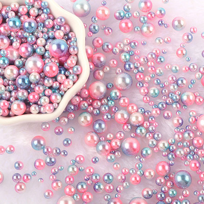 10 g bez cauruma pērļu imitācijas krelles, nejauši sajauktas 3–10 mm apaļas ABS pērlītes rokdarbiem DIY amatniecībai rotaslietu izgatavošanas dekors E0614