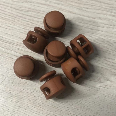 30/50Pcs 6mm Πλαστική πόρπη με ελατήριο με πώμα καπέλο ελαστικό σχοινί Κλείδωμα με κορδόνι προσαρμογή Κλιπ κλειδαριάς πόρπη DIY Αξεσουάρ σφιγκτήρα κορδονιών