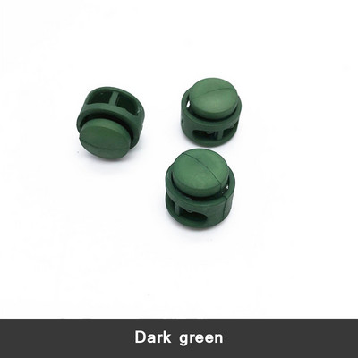30/50Pcs 6mm Πλαστική πόρπη με ελατήριο με πώμα καπέλο ελαστικό σχοινί Κλείδωμα με κορδόνι προσαρμογή Κλιπ κλειδαριάς πόρπη DIY Αξεσουάρ σφιγκτήρα κορδονιών