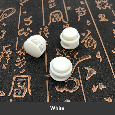 30/50Pcs 6mm Πλαστική πόρπη με ελατήριο με πώμα καπέλο ελαστικό σχοινί Κλείδωμα με κορδόνι προσαρμογή Κλιπ κλειδαριάς πόρπη DIY Αξεσουάρ σφιγκτήρα κορδονιών