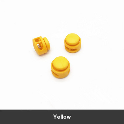 30/50Pcs 6mm Πλαστική πόρπη με ελατήριο με πώμα καπέλο ελαστικό σχοινί Κλείδωμα με κορδόνι προσαρμογή Κλιπ κλειδαριάς πόρπη DIY Αξεσουάρ σφιγκτήρα κορδονιών