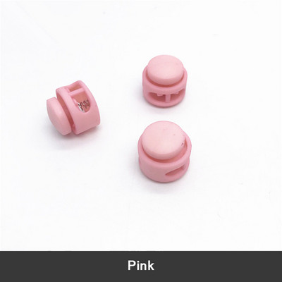 30/50Pcs 6mm Πλαστική πόρπη με ελατήριο με πώμα καπέλο ελαστικό σχοινί Κλείδωμα με κορδόνι προσαρμογή Κλιπ κλειδαριάς πόρπη DIY Αξεσουάρ σφιγκτήρα κορδονιών