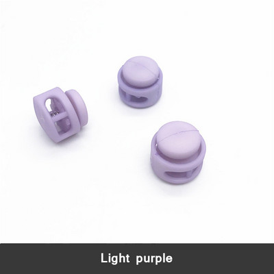 30/50Pcs 6mm Πλαστική πόρπη με ελατήριο με πώμα καπέλο ελαστικό σχοινί Κλείδωμα με κορδόνι προσαρμογή Κλιπ κλειδαριάς πόρπη DIY Αξεσουάρ σφιγκτήρα κορδονιών