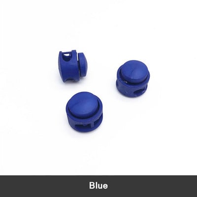 30/50Pcs 6mm Πλαστική πόρπη με ελατήριο με πώμα καπέλο ελαστικό σχοινί Κλείδωμα με κορδόνι προσαρμογή Κλιπ κλειδαριάς πόρπη DIY Αξεσουάρ σφιγκτήρα κορδονιών