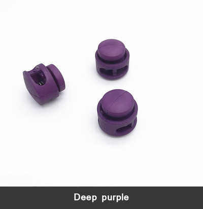 30/50Pcs 6mm Πλαστική πόρπη με ελατήριο με πώμα καπέλο ελαστικό σχοινί Κλείδωμα με κορδόνι προσαρμογή Κλιπ κλειδαριάς πόρπη DIY Αξεσουάρ σφιγκτήρα κορδονιών