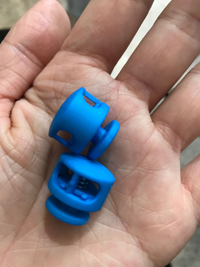 30/50Pcs 6mm Πλαστική πόρπη με ελατήριο με πώμα καπέλο ελαστικό σχοινί Κλείδωμα με κορδόνι προσαρμογή Κλιπ κλειδαριάς πόρπη DIY Αξεσουάρ σφιγκτήρα κορδονιών