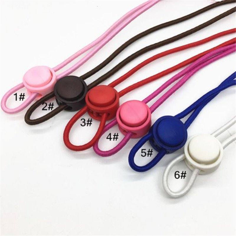 30/50Pcs 6mm Πλαστική πόρπη με ελατήριο με πώμα καπέλο ελαστικό σχοινί Κλείδωμα με κορδόνι προσαρμογή Κλιπ κλειδαριάς πόρπη DIY Αξεσουάρ σφιγκτήρα κορδονιών