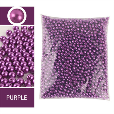 1000 de articole, 3-10 mm, formă rotundă, margele perle ABS pentru mărgele margele spațiale de producție din plastic DIY, lipire manuală
