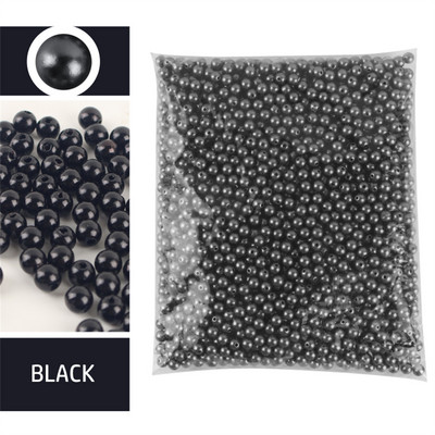 1000 de articole, 3-10 mm, formă rotundă, margele perle ABS pentru mărgele margele spațiale de producție din plastic DIY, lipire manuală