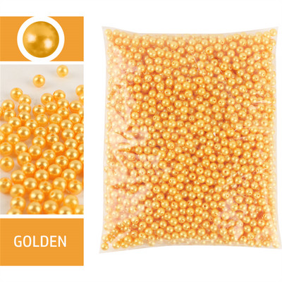 1000 de articole, 3-10 mm, formă rotundă, margele perle ABS pentru mărgele margele spațiale de producție din plastic DIY, lipire manuală