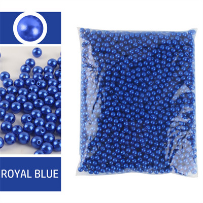 1000 de articole, 3-10 mm, formă rotundă, margele perle ABS pentru mărgele margele spațiale de producție din plastic DIY, lipire manuală
