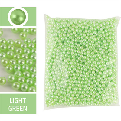 1000 de articole, 3-10 mm, formă rotundă, margele perle ABS pentru mărgele margele spațiale de producție din plastic DIY, lipire manuală