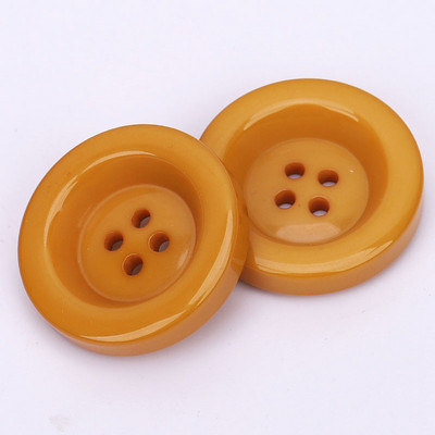 Πλαστική ρητίνη 30 χιλιοστών στρογγυλά κουμπιά Μαύρο λευκό κουμπί για ράψιμο Scrapbooking Κεντήματα DIY Craft Χειροποίητο Πουλόβερ Ρούχα